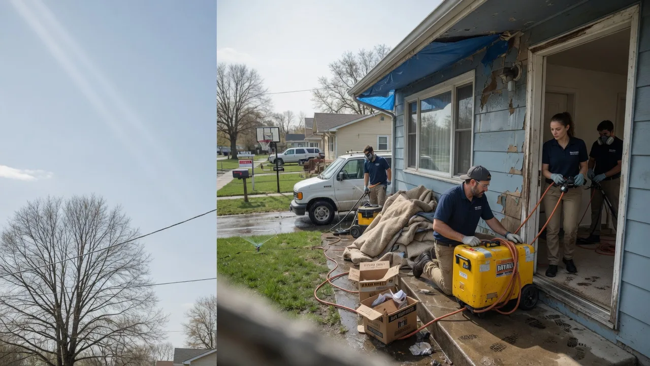 Basement Flood Cleanup in Center Point, LA near me